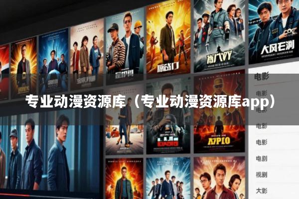 专业动漫资源库(专业动漫资源库app)