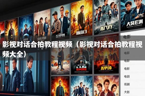 影视对话合拍教程视频(影视对话合拍教程视频大全)