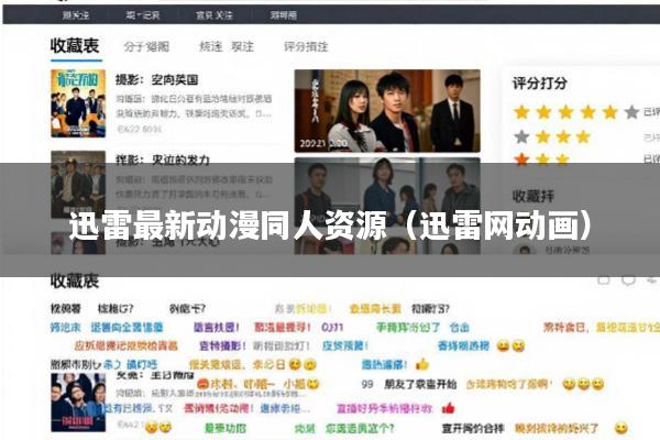 迅雷最新动漫同人资源(迅雷网动画)