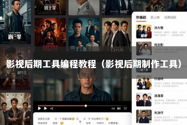 影视后期工具编程教程(影视后期制作工具)
