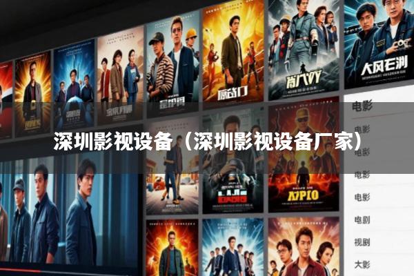 深圳影视设备(深圳影视设备厂家)
